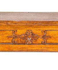 An American Quarter Sawn Oak Fireplace Mantel