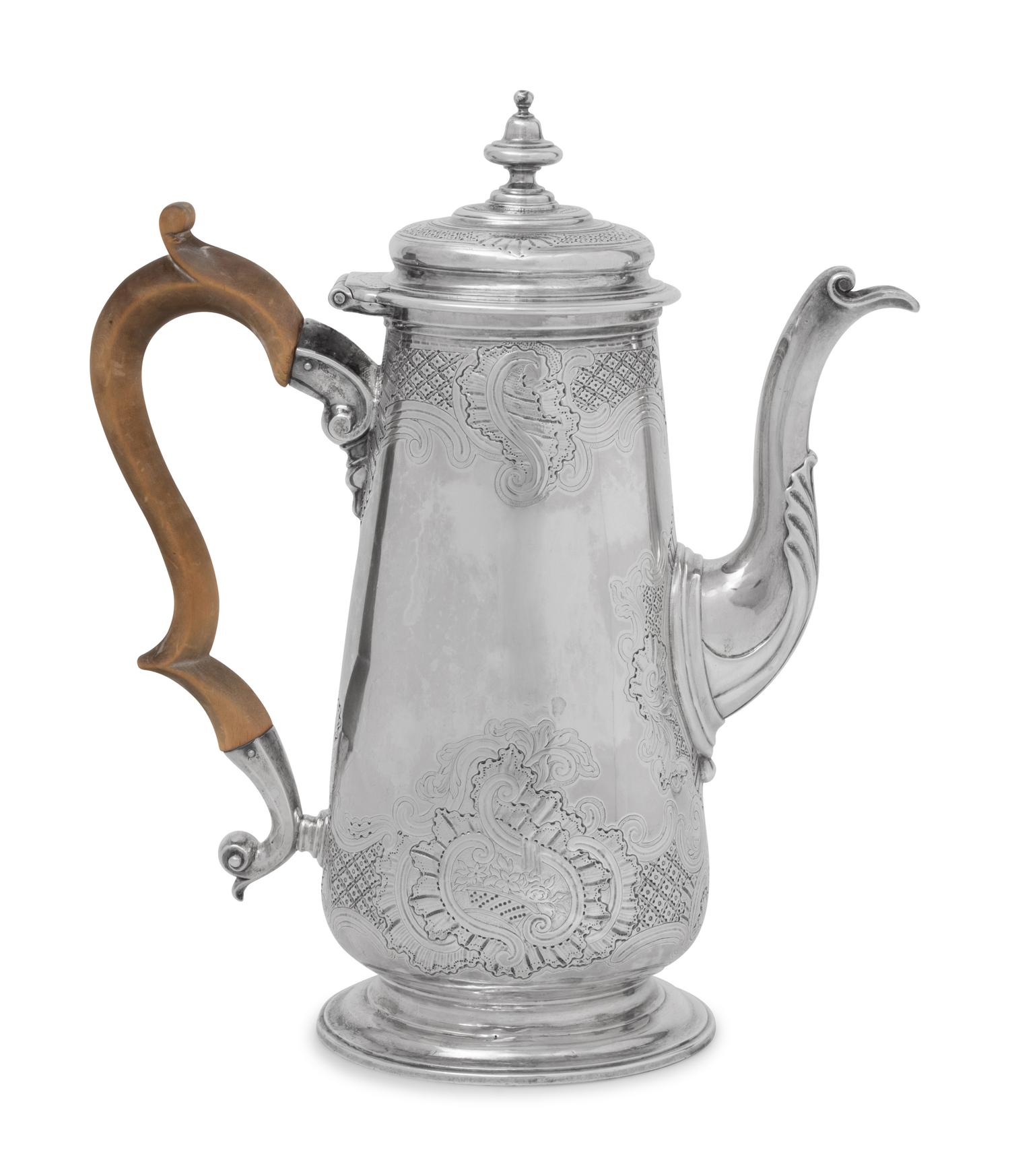 A George II Silver Coffee Pot