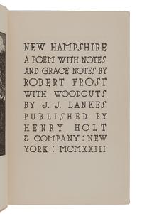 FROST, Robert (1874-1963). A group of 5 signed trade editions, comprising: