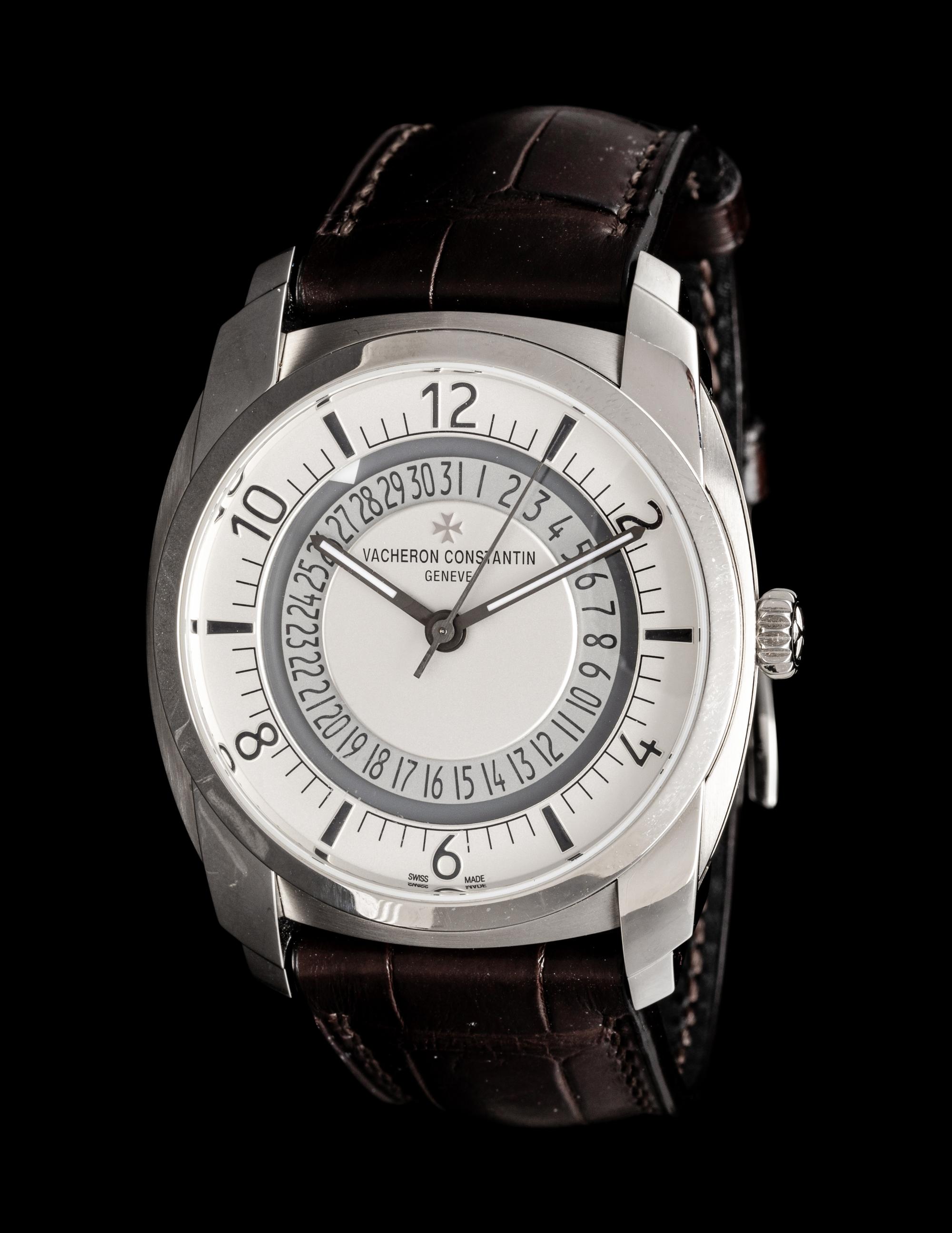 VACHERON CONSTANTIN, REF. 4500S STAINLESS STEEL 'QUAI DE L'ILE' WATCH