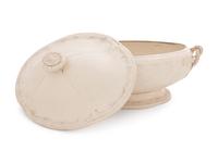 A Leeds Creamware Covered Tureen
