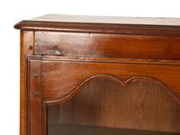 A Louis XV Provincial Fruitwood Vitrine Cabinet