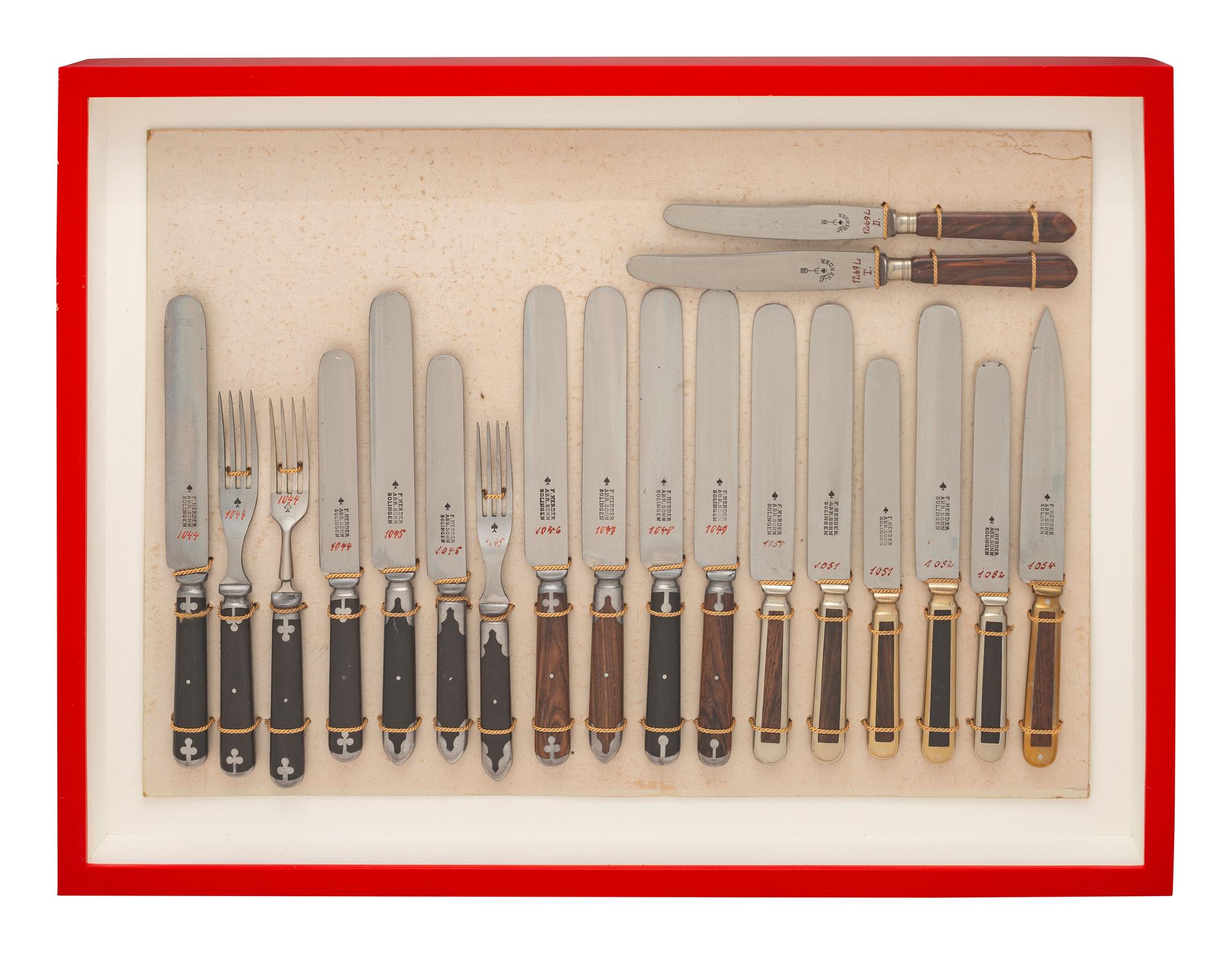 A German Salesman Sample Knife Set