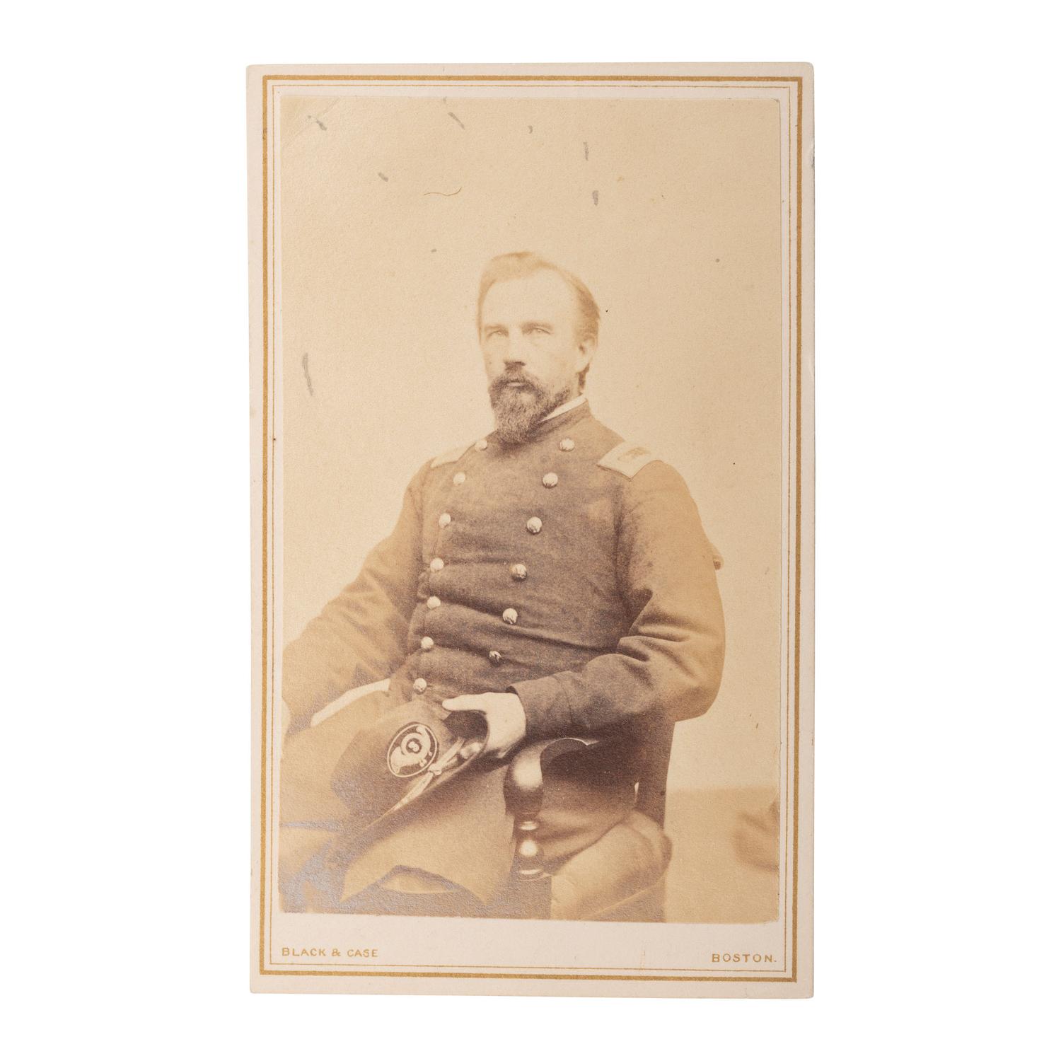 French Hilted Non-Regulation Imported Officers Sword Presented to Major James Plimpton - 3rd NH Volunteers, KIA at Deep Bottom Run with CDV