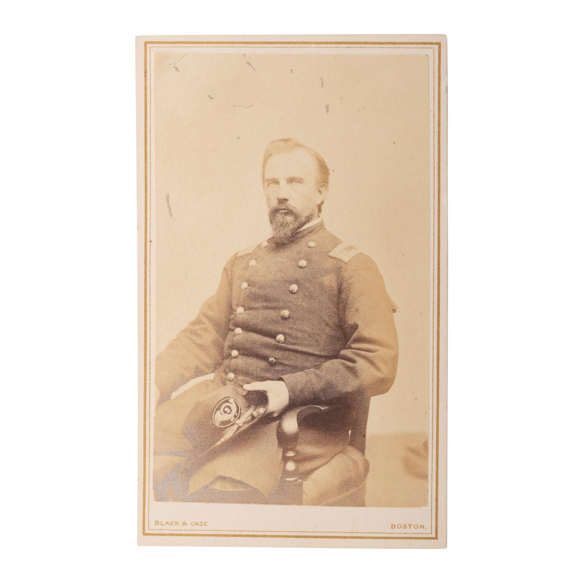 French Hilted Non-Regulation Imported Officers Sword Presented to Major James Plimpton - 3rd NH Volunteers, KIA at Deep Bottom Run with CDV
