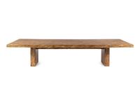 An R and Y Agousti Bamboo and Resin Veneered Dining Table