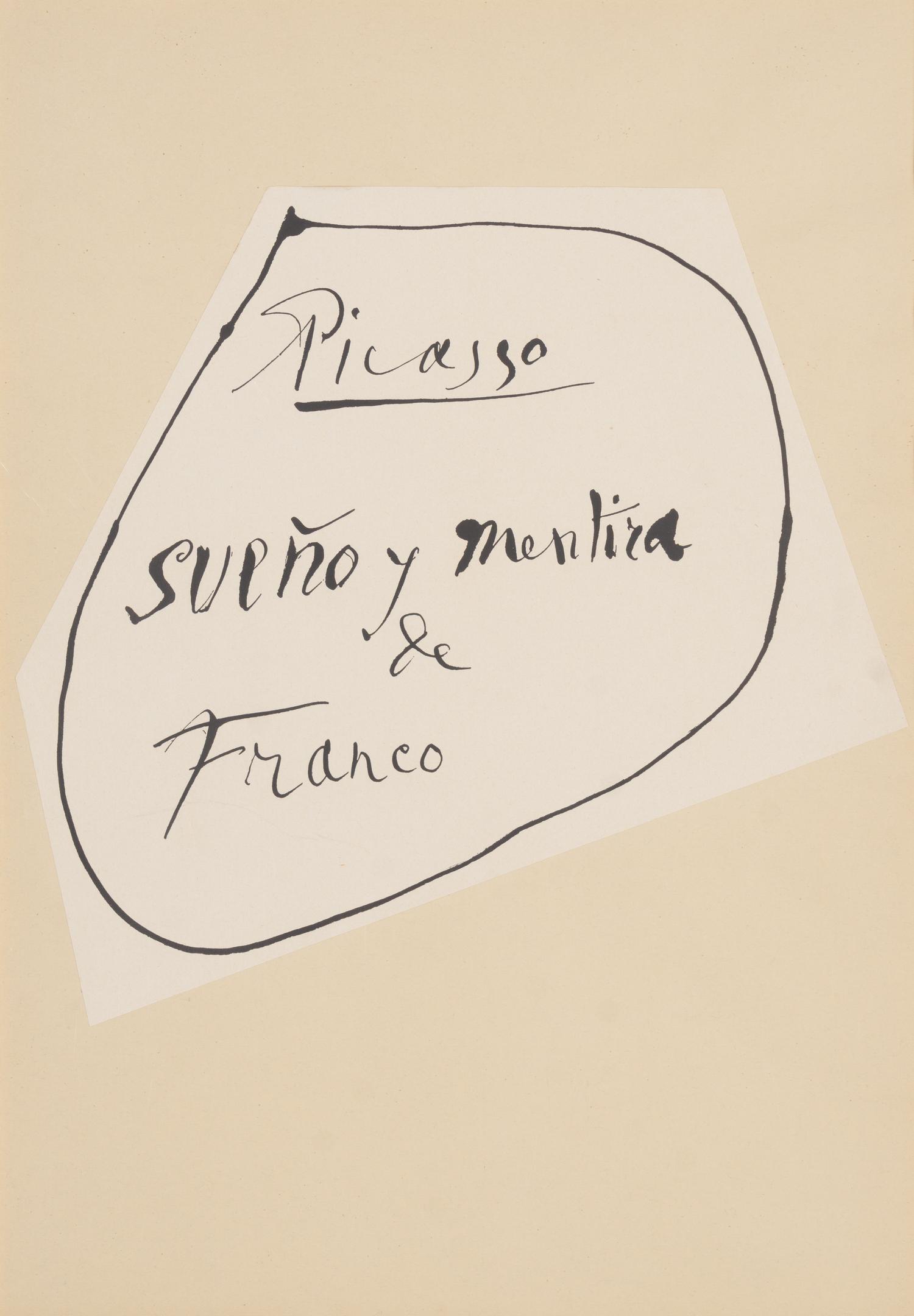 Sueño y mentira de Franco (the pair, with accompanying dedicated text page and frontispiece), 1937