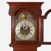 A Queen Anne carved walnut tall case clock Works by George Crow (active 1740-1762), Wilmington, DE, circa 1760