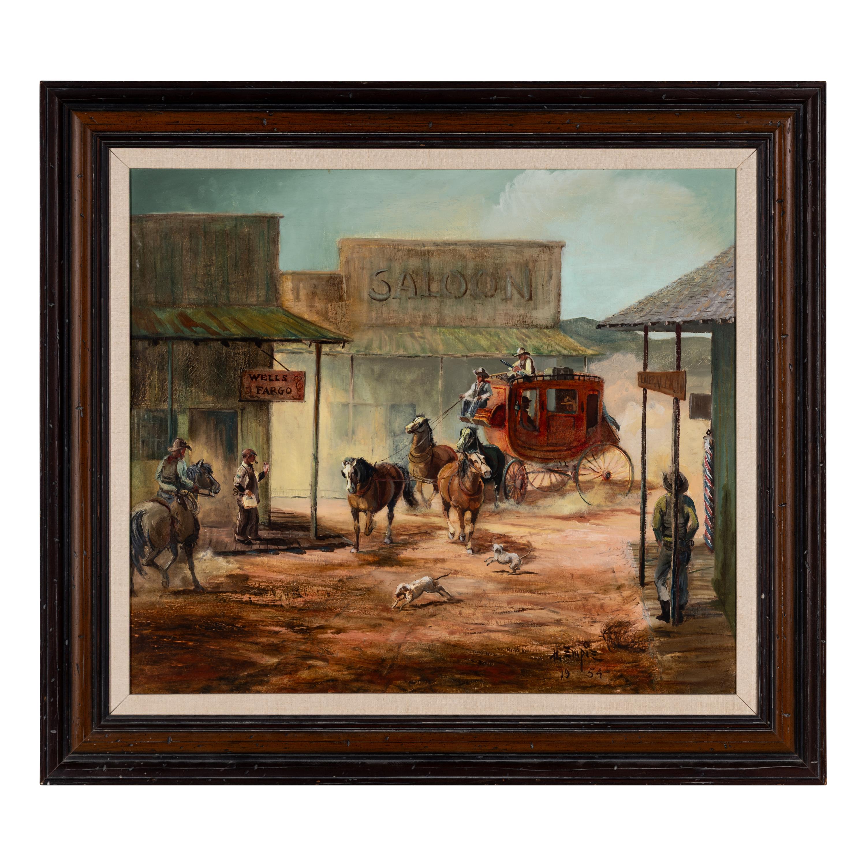 Hal Empie (American, 1909 - 2002) — On Time