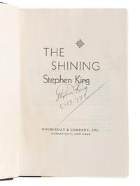 KING, Stephen (b. 1947). A group of 8 works by King, MOST FIRST EDITIONS, comprising: