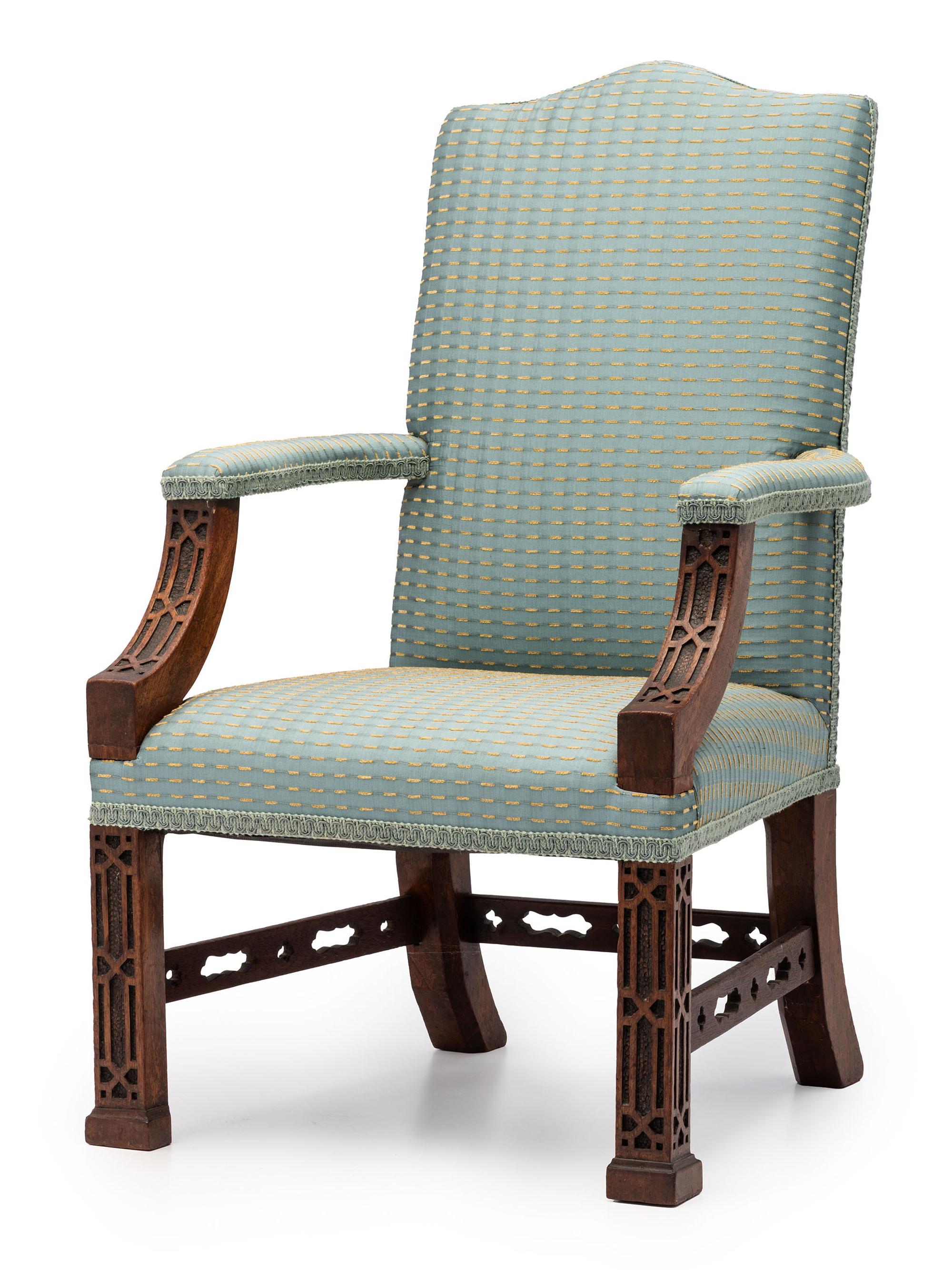 An Irish George III Style Mahogany Child's Lolling Chair