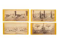 [CIVIL WAR]. 15 stereoviews ft. ruins, important buildings & locales during and just after the war.