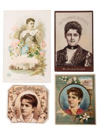 [FIRST LADIES - FRANCES CLEVELAND]. A group of ephemera and photograph of Frances Cleveland, highlighted by an authograph letter signed from the Executive Mansion, comprising: