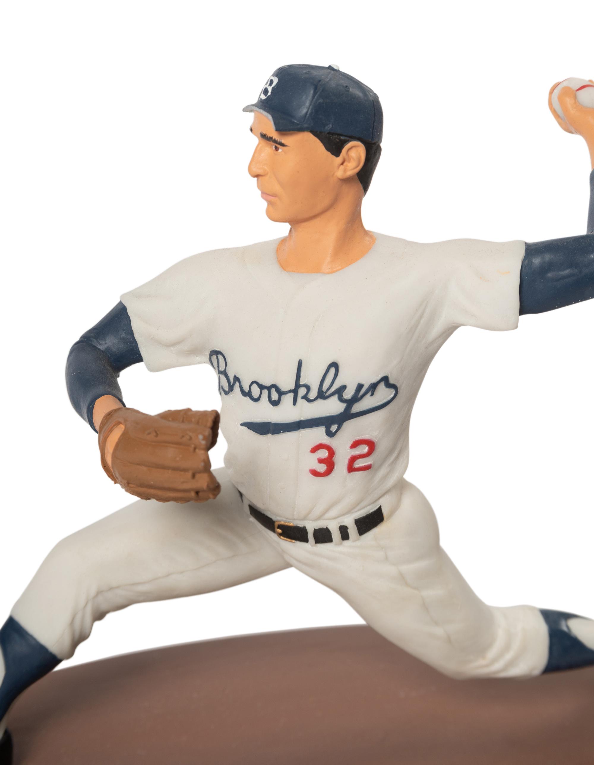 A Sandy Koufax Signed Autograph Salvino Figure,