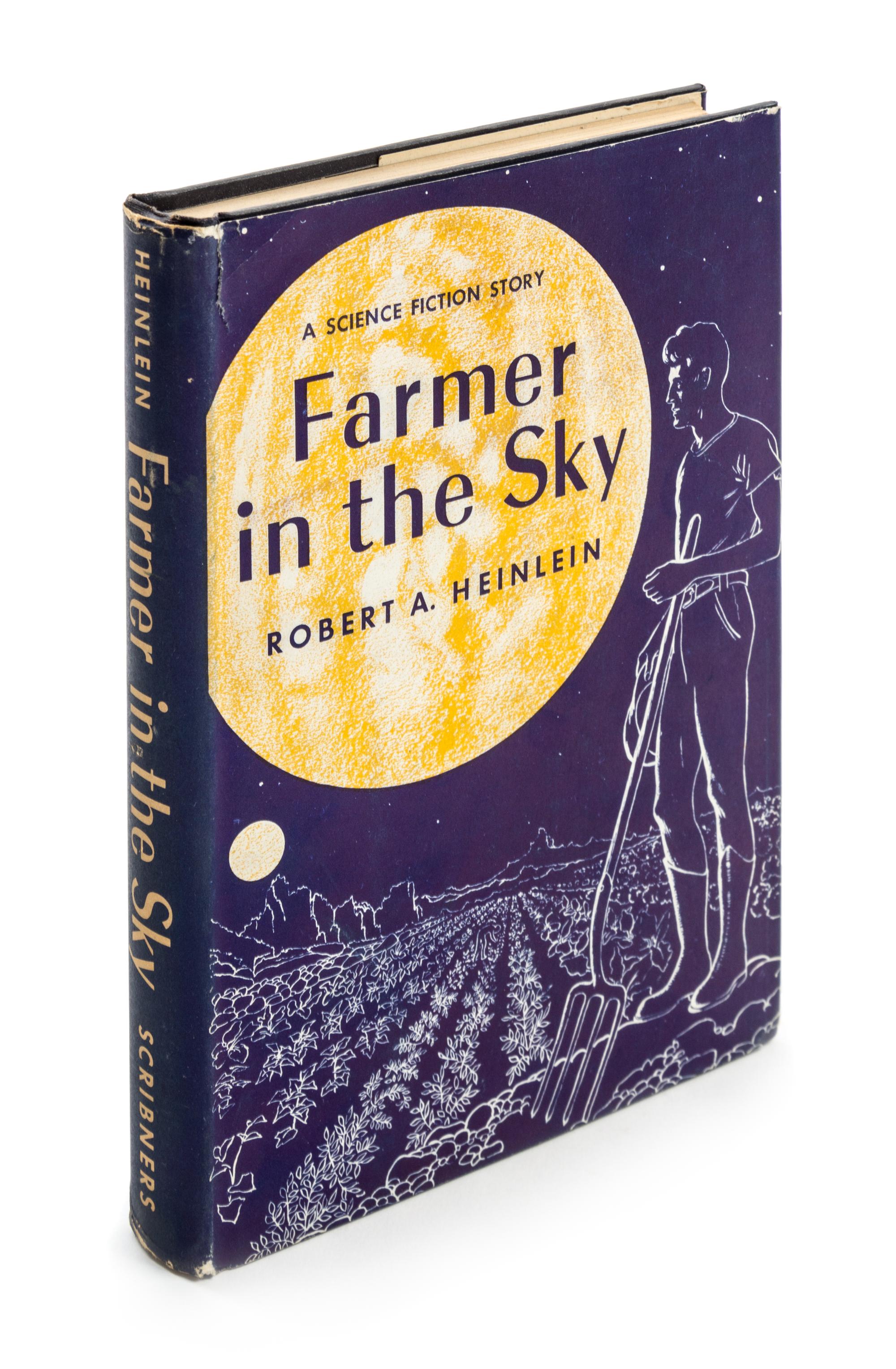 HEINLEIN, ROBERT A. Farmer in the Sky. New York, 1950. First edition, signed.
