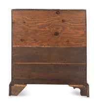 A George II Burl Walnut Slant-Front Bureau