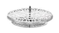 An American Silver Centerpiece Bowl, Tiffany & Co., New York, NY, 1910, circular, with turned-over border pierced and engraved with scr