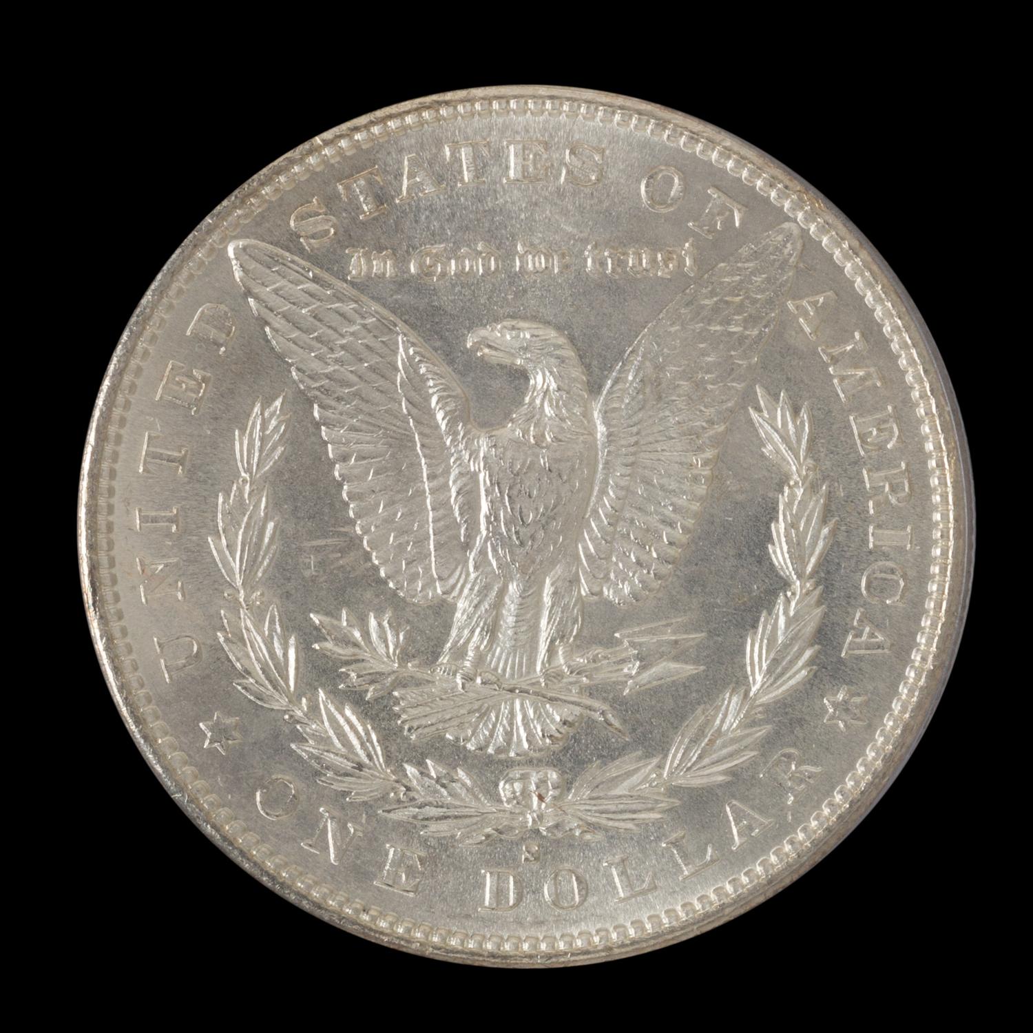 An 1881-S Morgan Silver Dollar Coin [PCGS MS65]