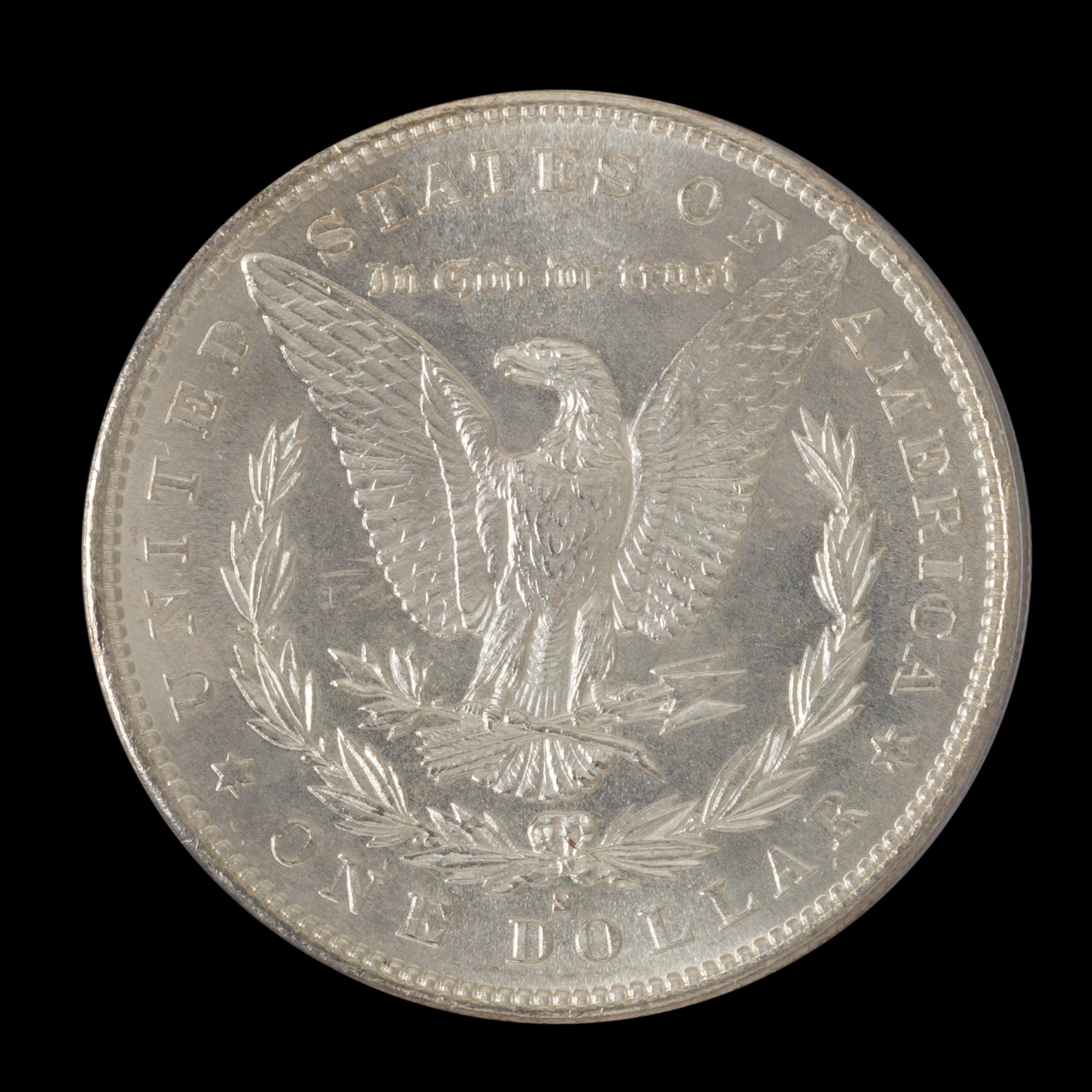 An 1881-S Morgan Silver Dollar Coin [PCGS MS65]