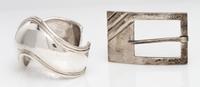 A Collection of Sterling Silver Jewelry, Reveriano Castillo, 57.50 dwts.