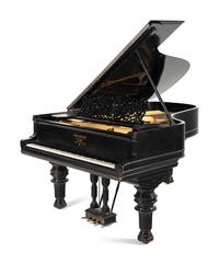A Steinway and Sons Ebonized Grand Piano