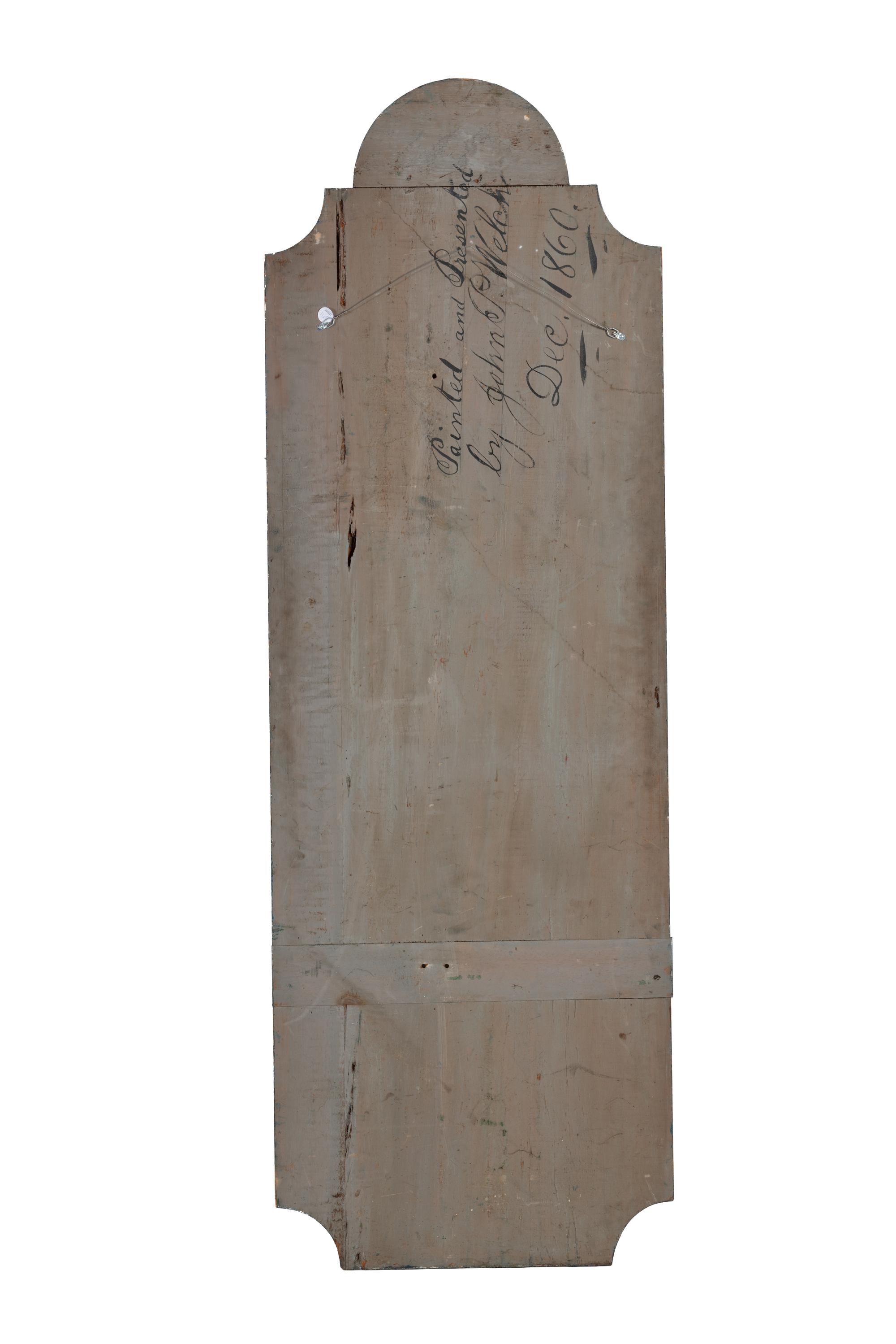 A Painted Ten Commandments Panel