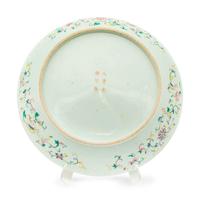 A Chinese Famille Rose 'Bajixiang' Porcelain Plate