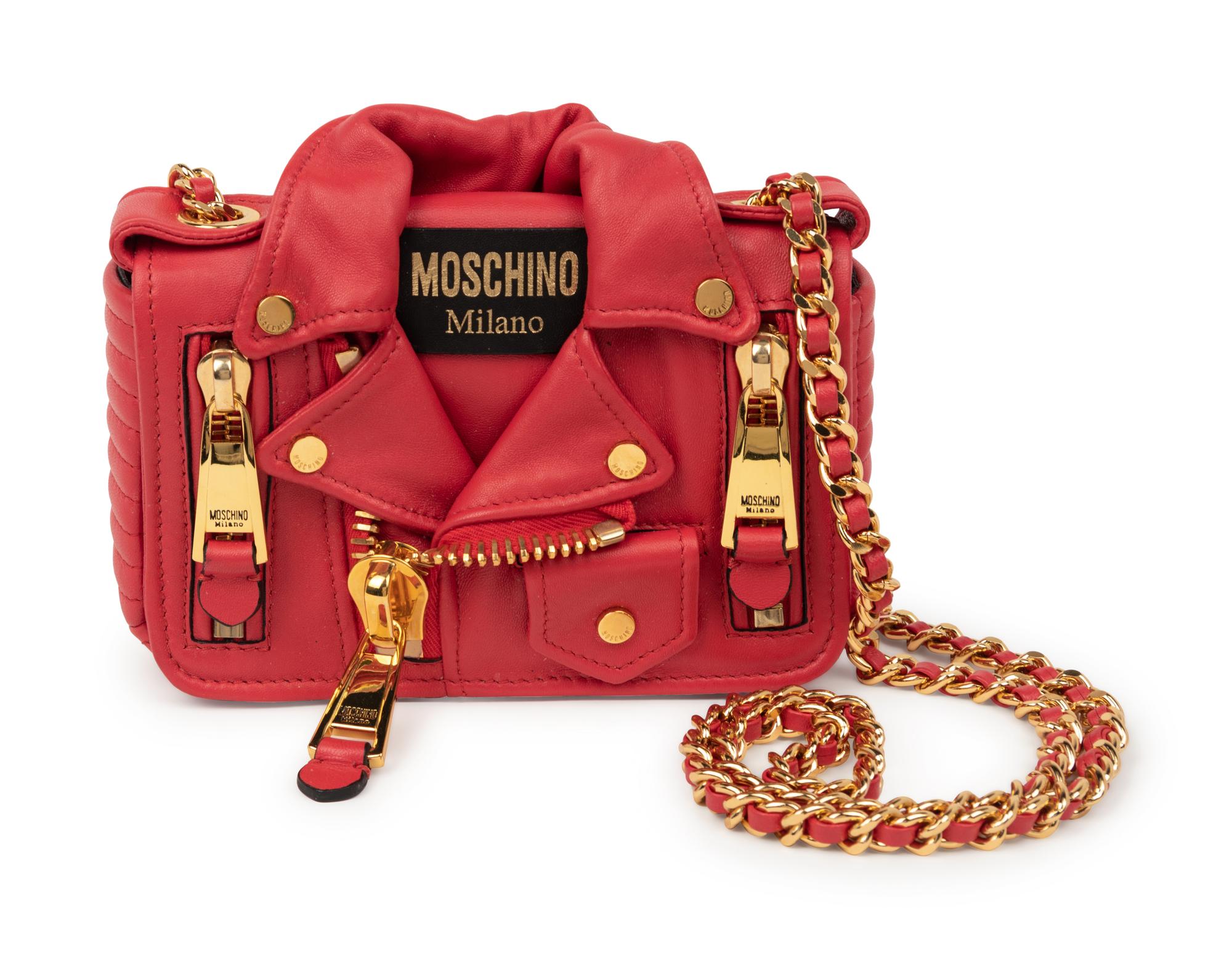 Two Moschino Leather Handbags, c.2015