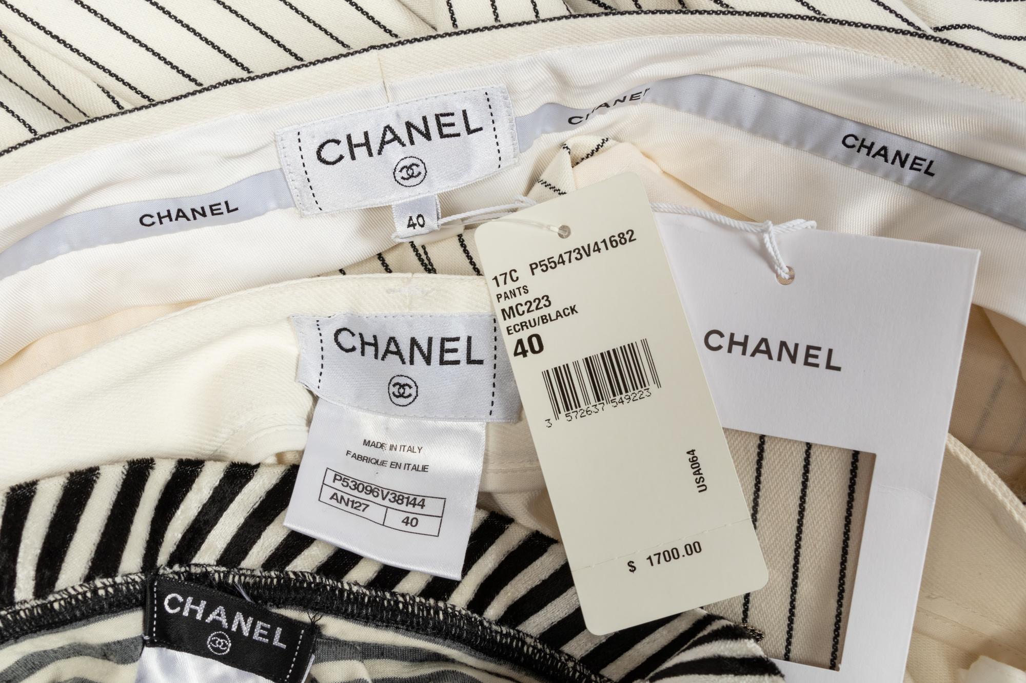 Three Summer Chanel Pants, 2010-17