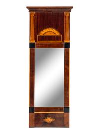 An Italian Neoclassical Marquetry Mirror