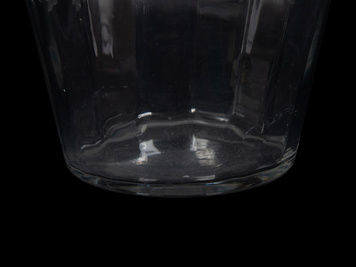 A French Gilt Bronze Mounted Etched Glass Vase