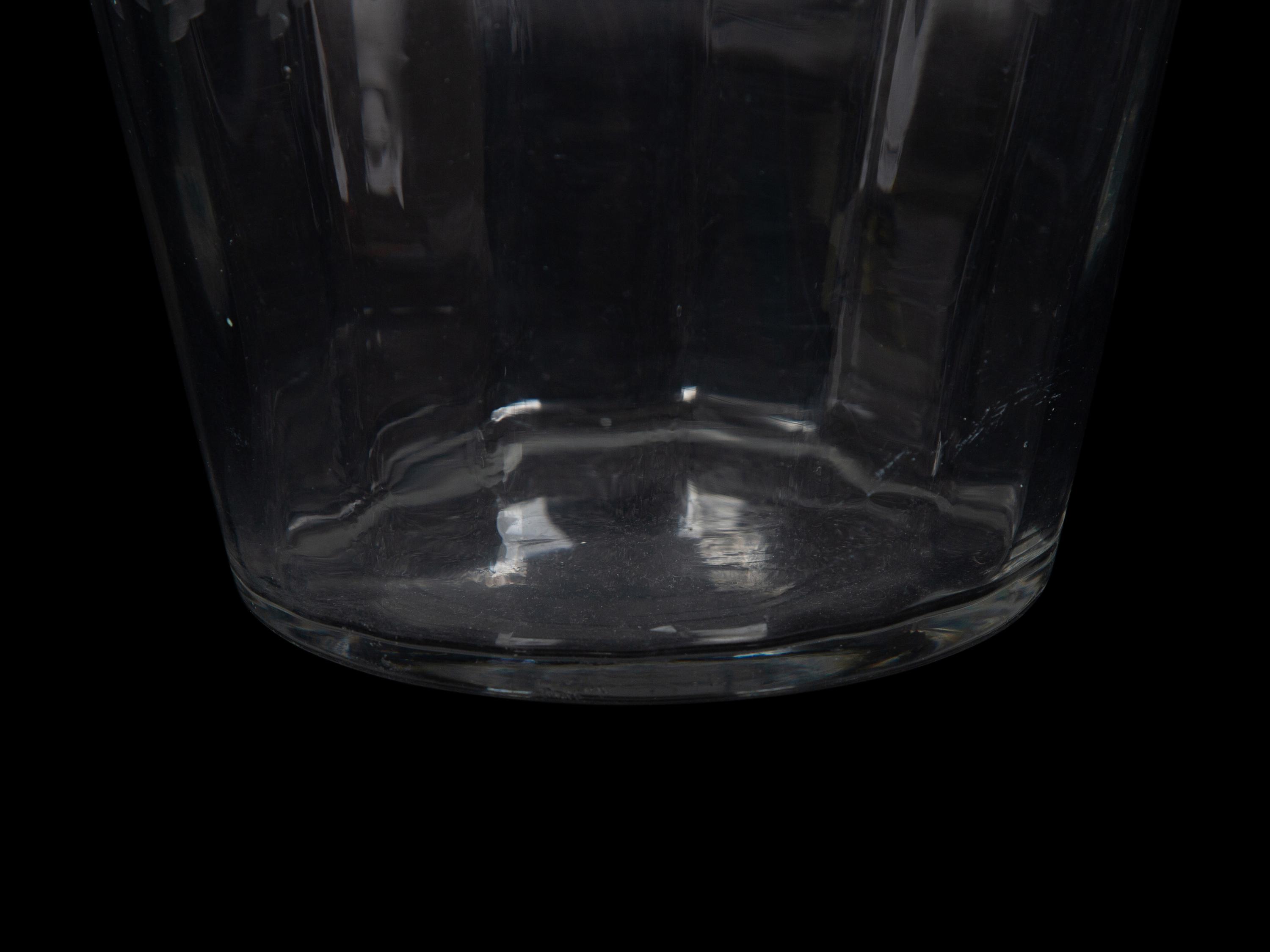 A French Gilt Bronze Mounted Etched Glass Vase