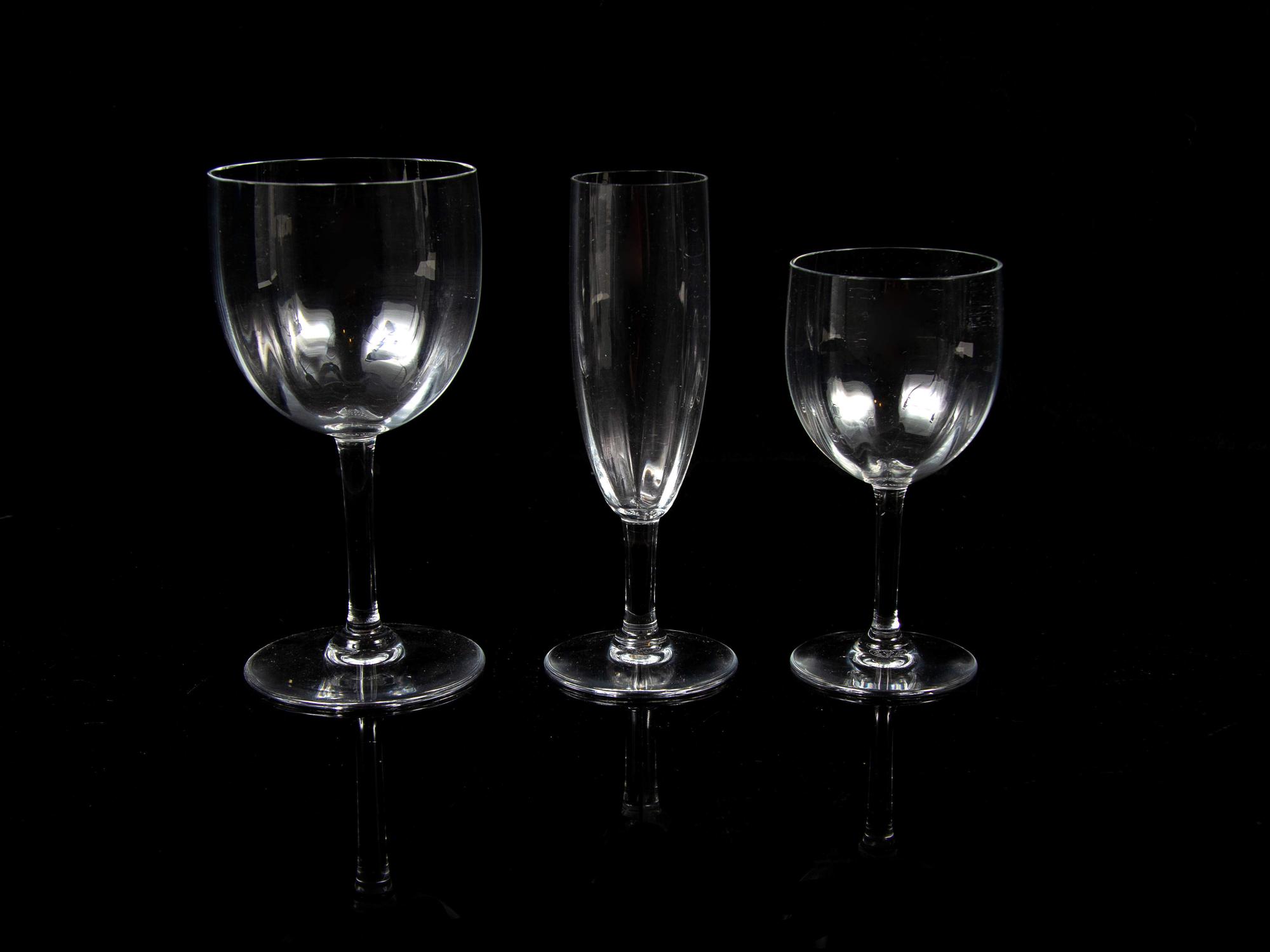 A Partial Set of Baccarat Stemware — SECOND HALF 20TH CENTURY