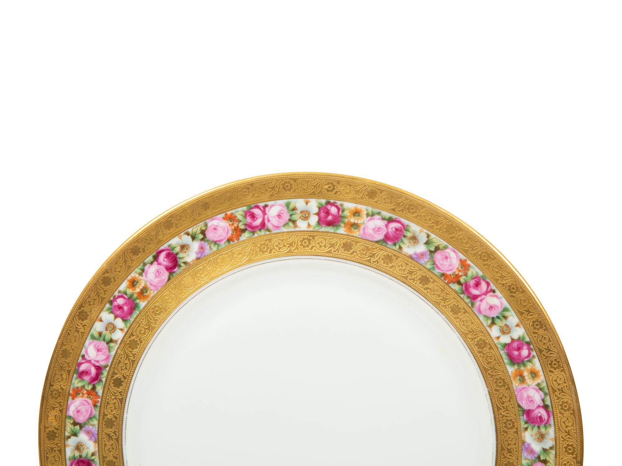 A Group of Selb Bavaria Porcelain Cabinet Plates