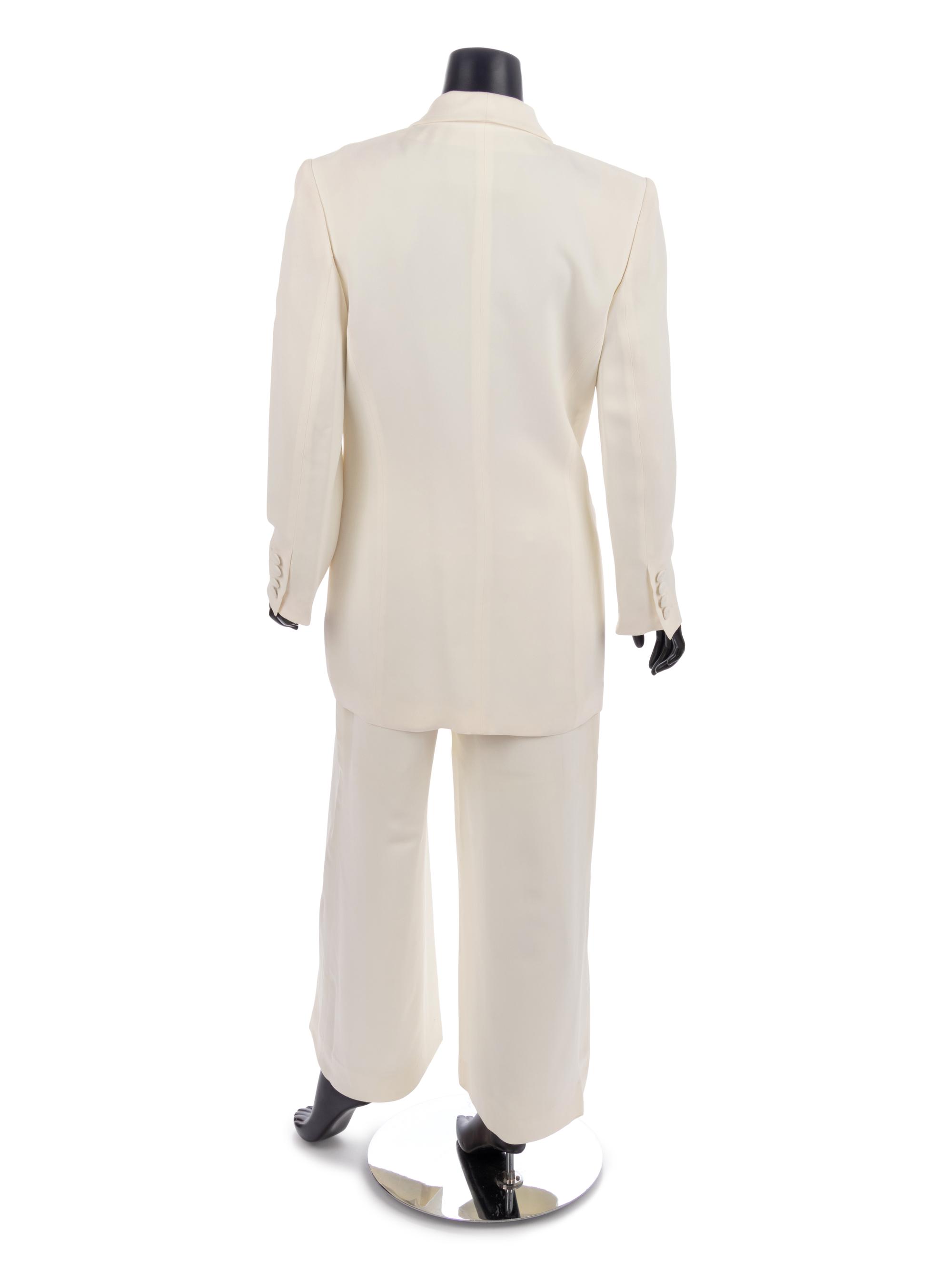 Two Louis Feraud Items, 1980-90s: One Pant Suit and One Jacket