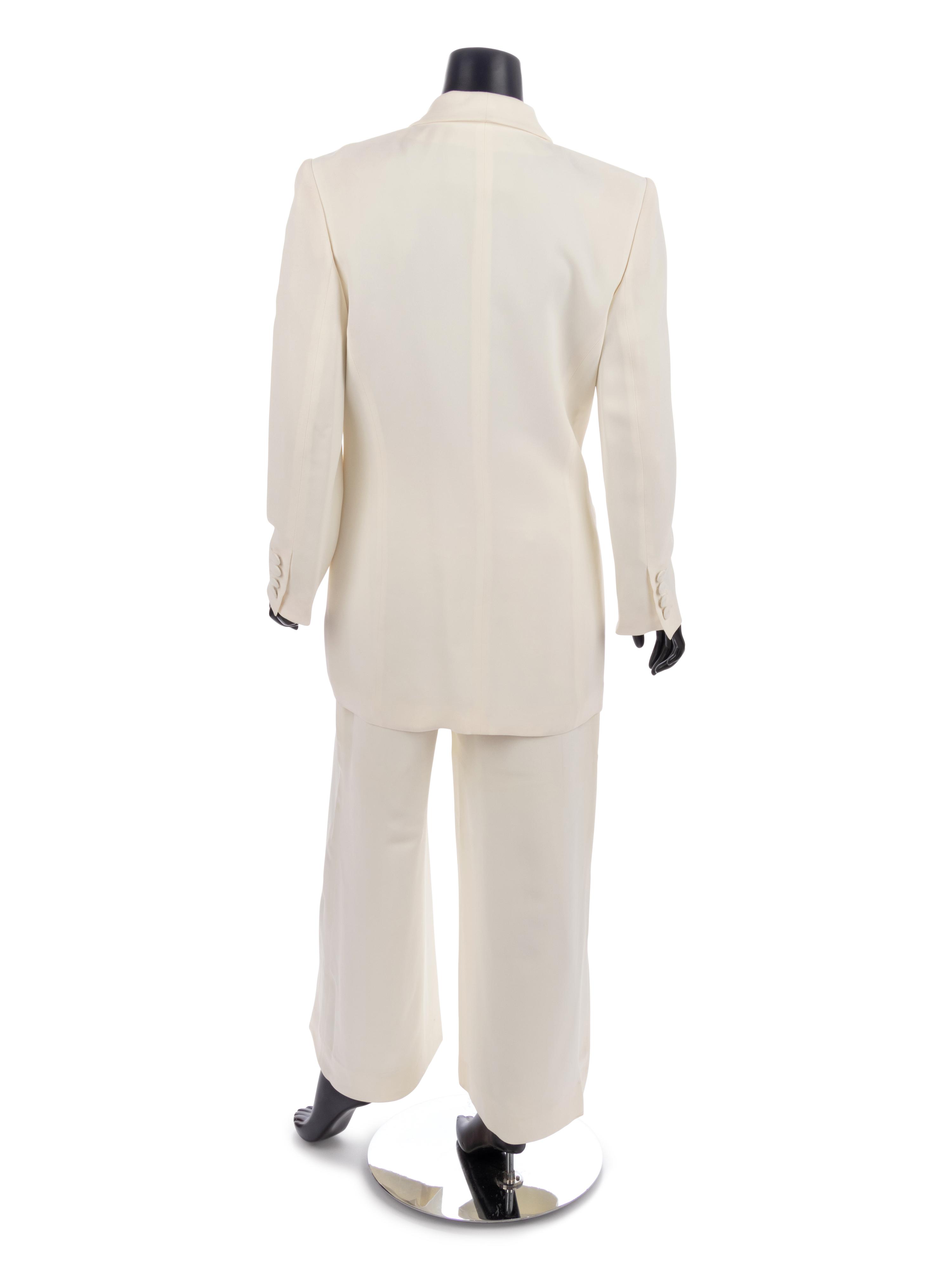 Two Louis Feraud Items, 1980-90s: One Pant Suit and One Jacket