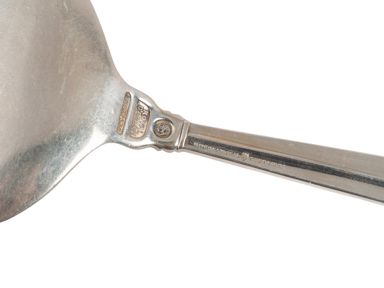 An International Silver Co. 'Royal Danish' Silver Flatware Service