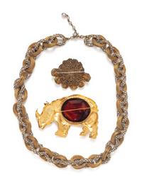 Three Pieces of Designer Costume Jewelry