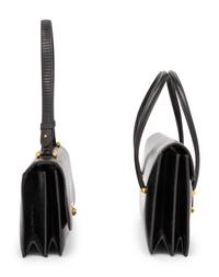 Two Hermès Accordion-Style Bags, One with Bonwit Teller Stamp, 1960s