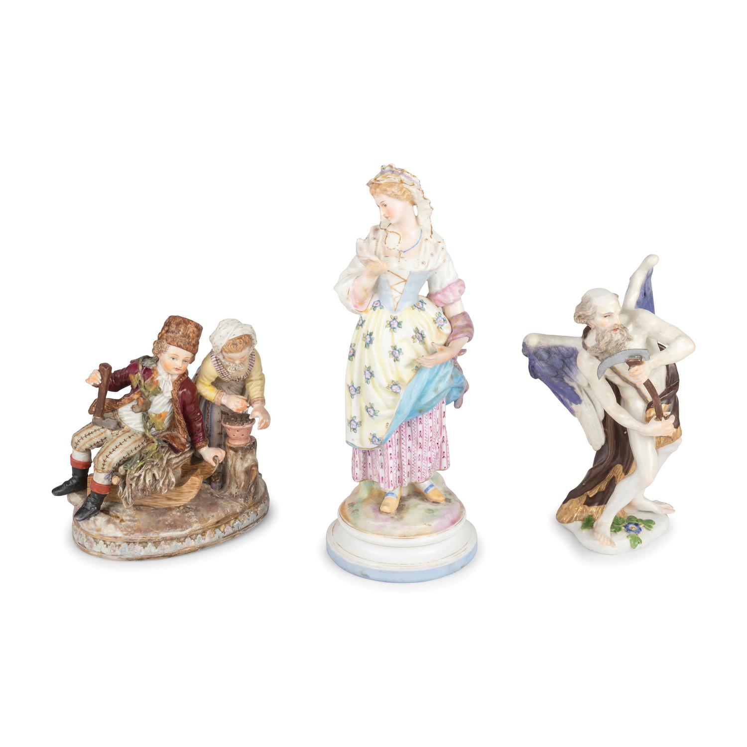 Six German Porcelain Figures