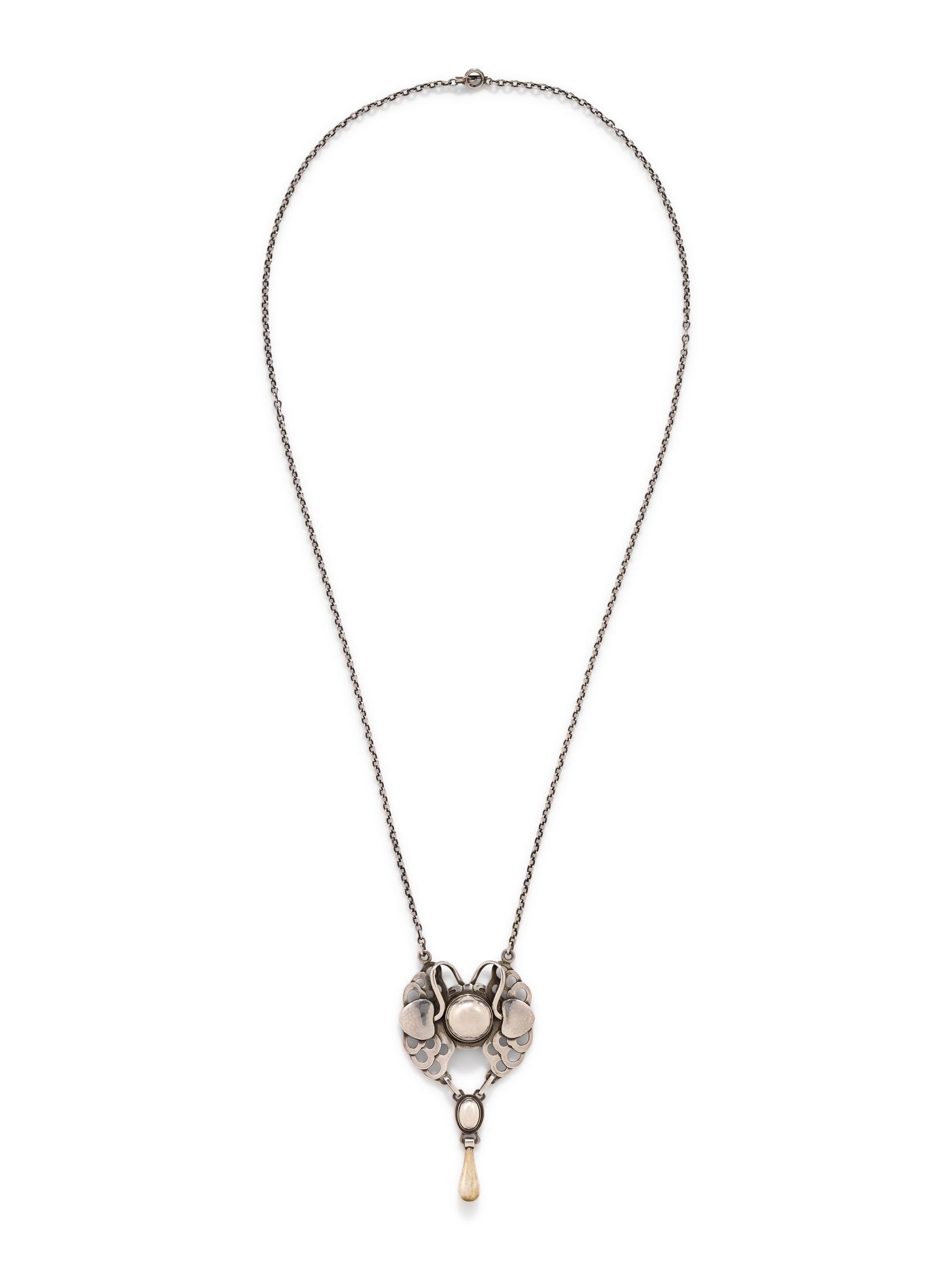GEORG JENSEN, STERLING SILVER NECKLACE