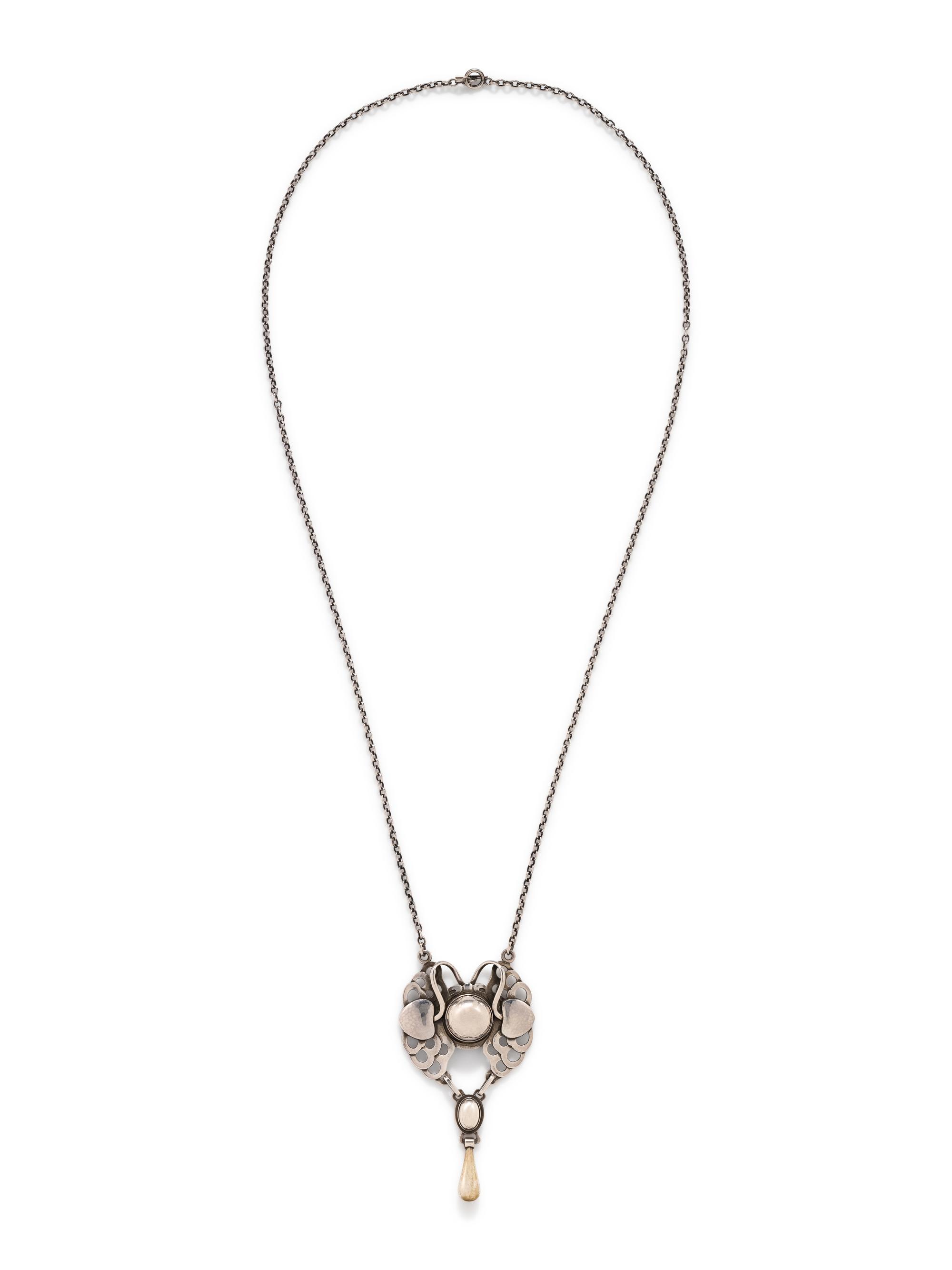 GEORG JENSEN, STERLING SILVER NECKLACE