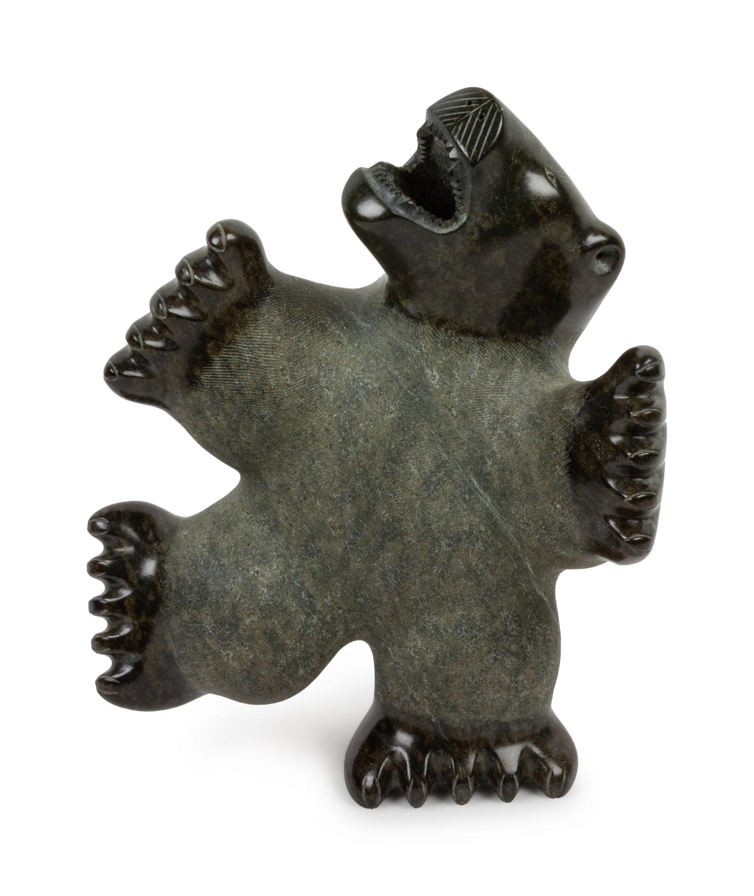Soapstone Sculpture, Dancing Bear