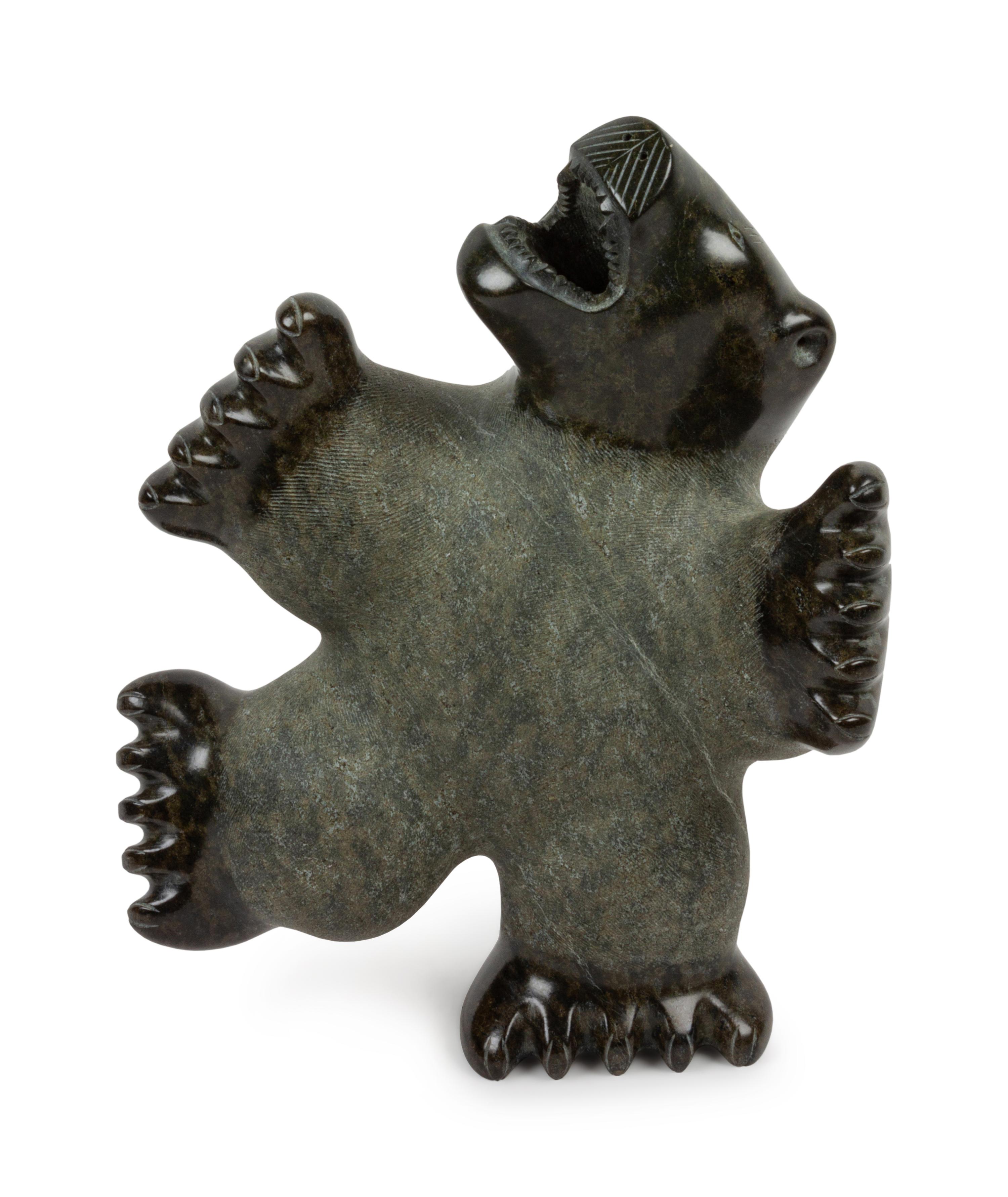 Soapstone Sculpture, Dancing Bear