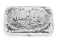 A Collection of Four Russian Silver Cigarette Cases