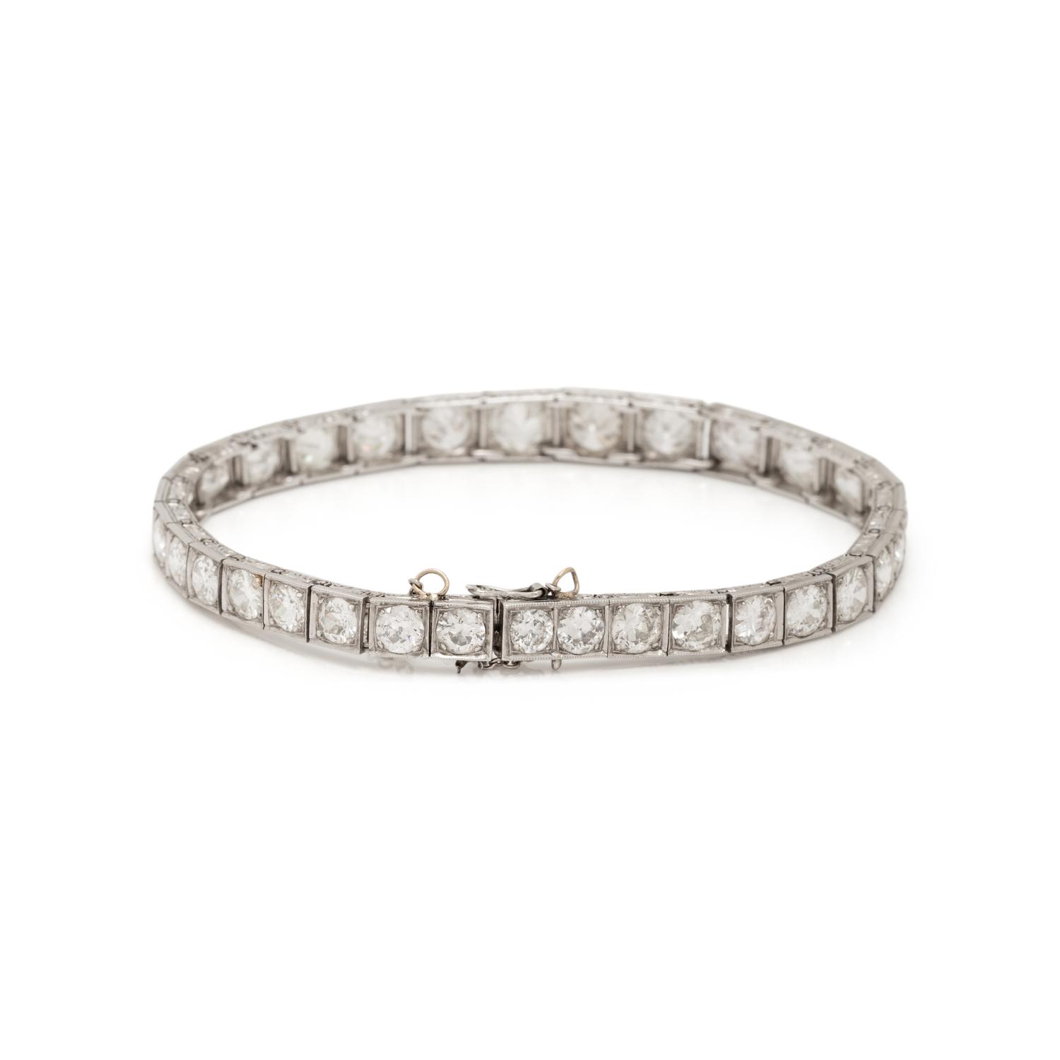 ART DECO, DIAMOND BRACELET
