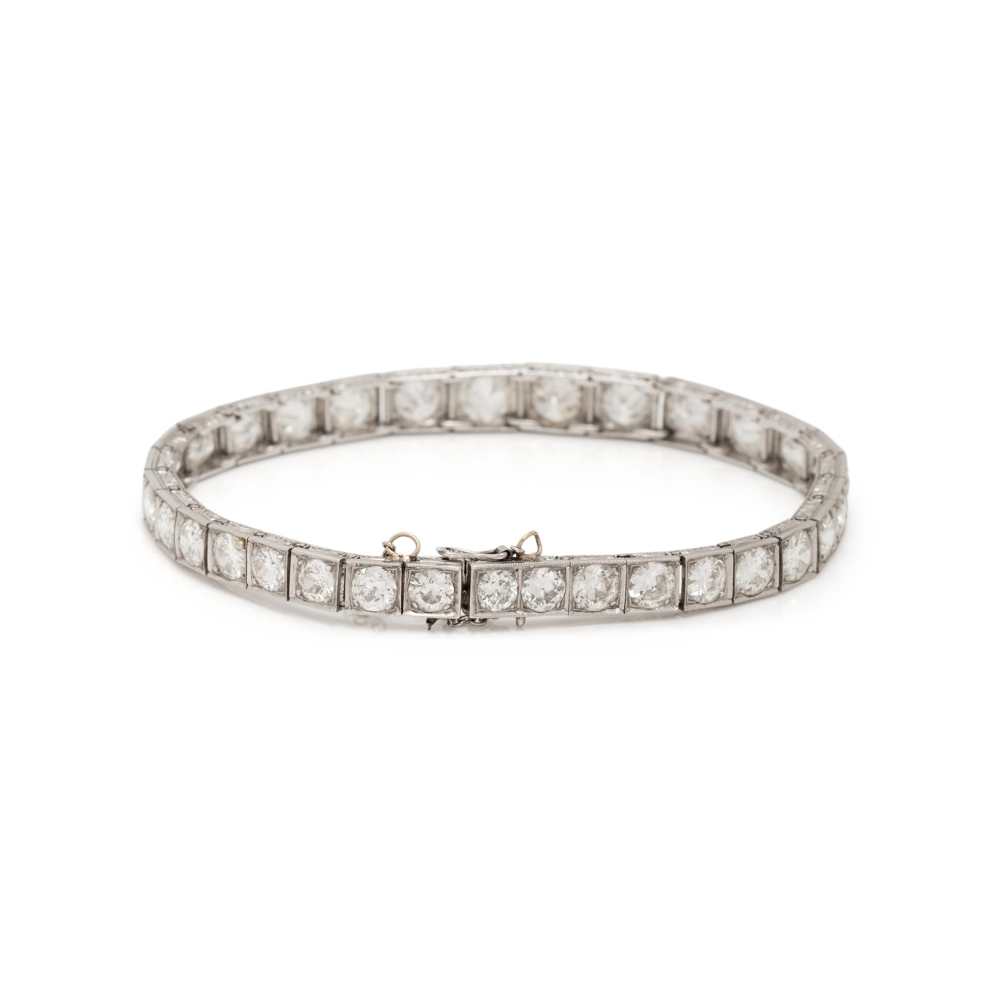 ART DECO, DIAMOND BRACELET