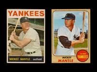 A Collection of 1964 and 1968 Topps Mickey Mantle Baseball Cards