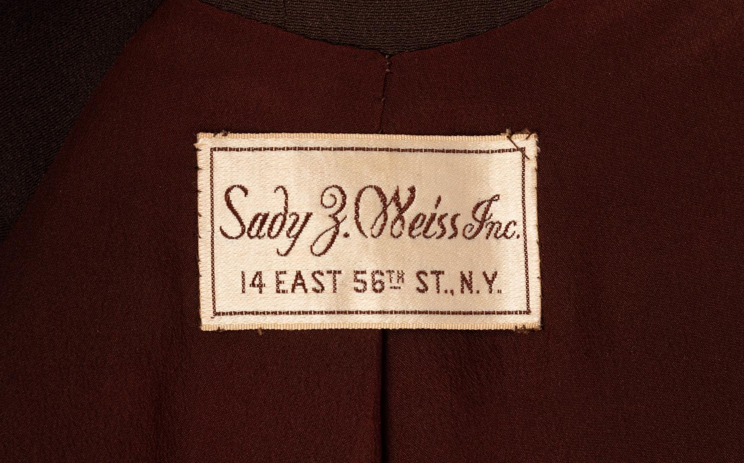 Sady Weiss Dress and Jacket, 1920-30s