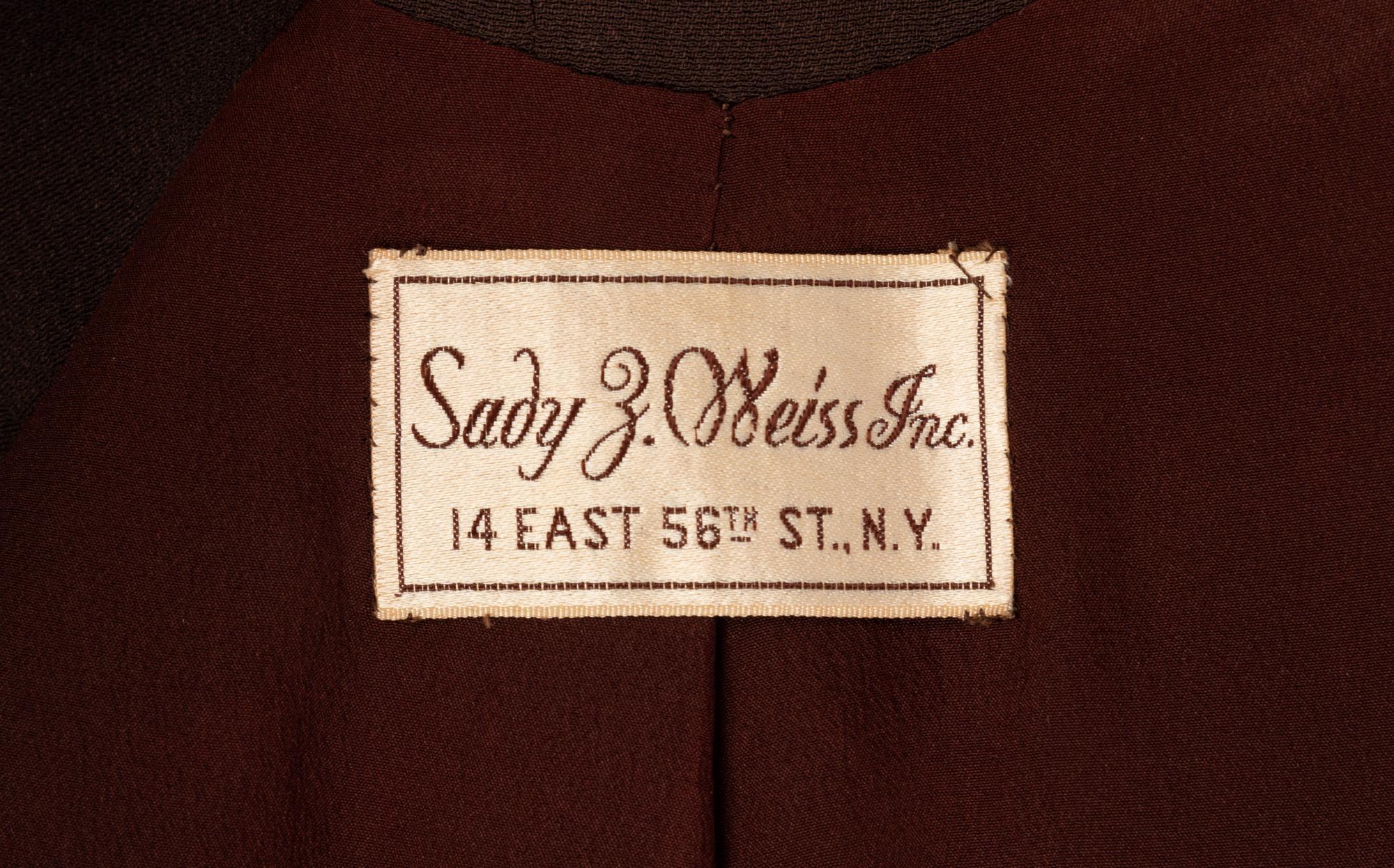 Sady Weiss Dress and Jacket, 1920-30s